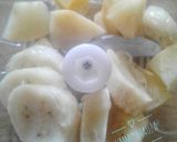 Foto langkah ke 1 dari resep Apem Pisang Apel tanpa telur tanpa santan.