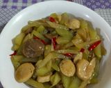 Foto langkah ke 5 dari resep 422. Tumis Labu Siam Bakso.