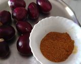 A picture of step 1 of Stuffed Baby Brinjal.