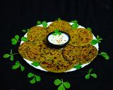A picture of step 3 of Bajra Methi Paratha.