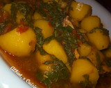A picture of step 11 of Irish potatoes pottage.