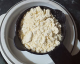 A picture of step 1 of Gujarati khandvi.