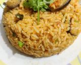A picture of step 10 of Brinjal pulao.