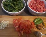 A picture of step 2 of Methi gajar bhujia.
