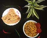 A picture of step 6 of Chole Masala.