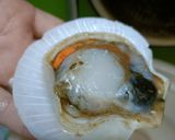 Hình bước làm 1 của món Sò điệp nướng mỡ hành
