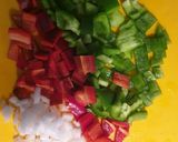 A picture of step 1 of Mexican Chicken Tender Quesadillas.