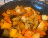 A picture of step 5 of Pork Katsu Curry.