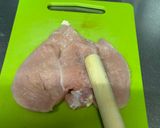 A picture of step 1 of Chicken Katsu (Chicken Katsu Curry).