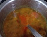 A picture of step 2 of Dal Palak.