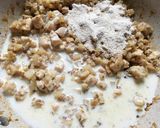 A picture of step 7 of Creamy Dijon-Tarragon Chicken & Potato Sauté with Black Eyed Pea Flour.