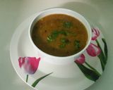 A picture of step 4 of Panch misali dal.