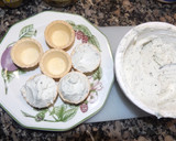 Foto del paso 3 de la receta: Aperitivos con crema de queso azul y whisky