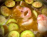 A picture of step 5 of Bún Mắm.