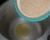 A picture of step 3 of Wheat porridge made with jaggery (gur).