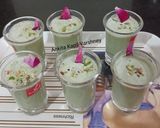 A picture of step 2 of Dates and paan patta shots.