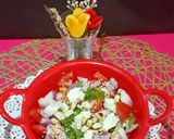 A picture of step 4 of Tofu Vegetable Salad.