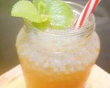 รูปขั้นตอนการทำที่ 6 ของ Iced Sunshine Cold Brew Tea ชามะม่วง 🥭🍊เขียวหวานสกัดเย็น