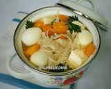 Foto langkah ke 5 dari resep Enoki Soup.