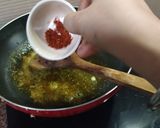 A picture of step 3 of Veg Kolhapuri.