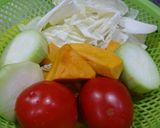 Hình bước làm 1 của món Canh bún chay