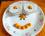 A picture of step 3 of Ripe mango Raita in cinnamon flavour.
