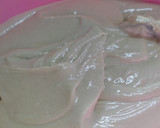 Foto del paso 3 de la receta: Ranita Birthday Cake relleno de compota de maracuyá y toronja