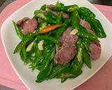 香腸糯米椒的食譜步驟2照片