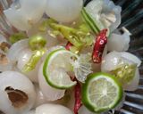 Foto langkah ke 3 dari resep Asinan rambutan.