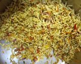 A picture of step 5 of Chips mint churumuri.