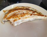 A picture of step 2 of Turbot with Lemon, Cilantro, Tahini, and Roasted Vegetables.