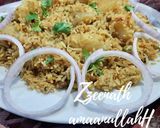 A picture of step 4 of Aloo Dum Biryani.