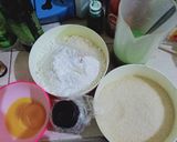 Foto langkah ke 1 dari resep Bolu kukus pandan mekar wangi pandan asli ala Ci Tintin Rayner.