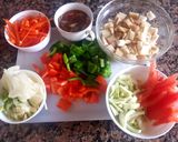 Foto del paso 1 de la receta: Verduras al woock, con salsa soja y hongos en escabeche. #delan