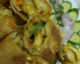 A picture of step 7 of Chicken large rolls.