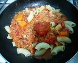Foto del paso 5 de la receta: Coditos con Picadillo de Soja👩🍳day