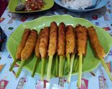 Foto langkah ke 5 dari resep Sate Lilit (Ayam Giling).