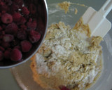 A picture of step 10 of Raspberry Caramel Muffins.