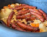 Une image de l'étape 3 de Merguez et légumes façon couscous.