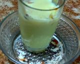 A picture of step 4 of Kesar baadam milk.