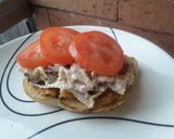 Foto del paso 7 de la receta: Sándwich🍞🍅🍗 de pollo🤔🥪😋