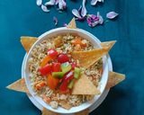 A picture of step 4 of Veggie Doritos Rice Bowl.
