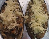 Foto del paso 4 de la receta: Berenjenas rellenas de verduras y carne picada de pollo