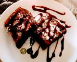 A picture of step 1 of Fudge brownie.
