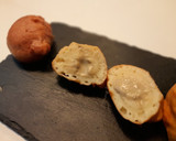 Foto del paso 11 de la receta: Buñuelos de vieira rellenos de espuma de seta camagroc