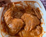 A picture of step 1 of Chicken tikka.