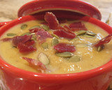 Foto del paso 11 de la receta: Crema de Calabaza Asada y Manzana con Champiñones