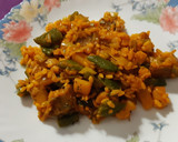 Foto del paso 7 de la receta: Arroz en sartén con verduras y calamar
