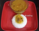 A picture of step 6 of Maharashtrian Dal with Sambar Masala.