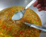 A picture of step 6 of Manchow Soup.